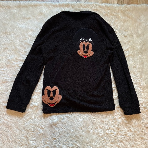 Lost Paradise by Rello - Ozzy and Harriet Black Boucle Sweater - Size Small - Picture 3 of 5